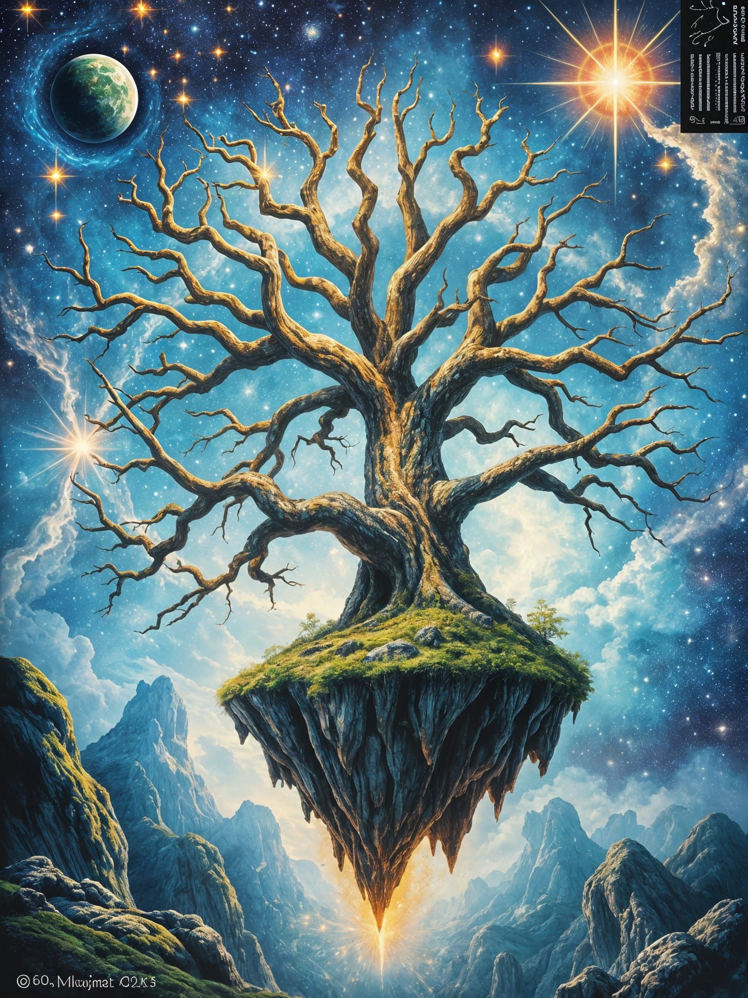 Cosmic Tree of the Mystical Galaxy