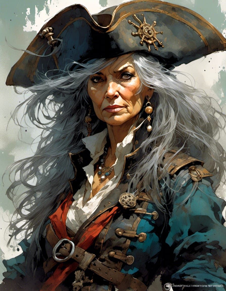 Captain Mary Dreadful: A Meticulous Pirate Captain in a Grit...