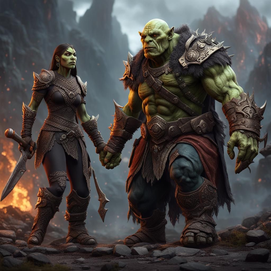 Epic Fantasy Alliance in Detailed Matte Painting