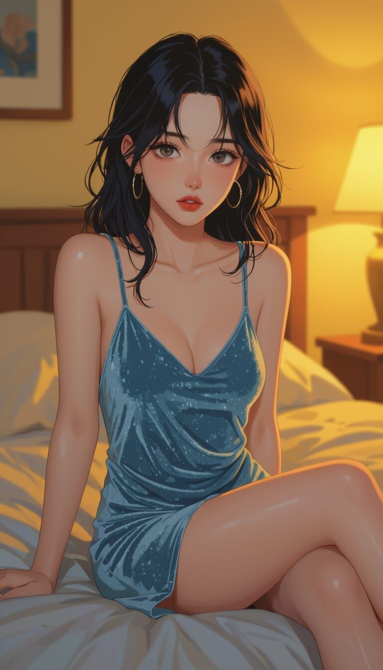 Shen Yuhua in Dim Lighting: 3D Anime Art