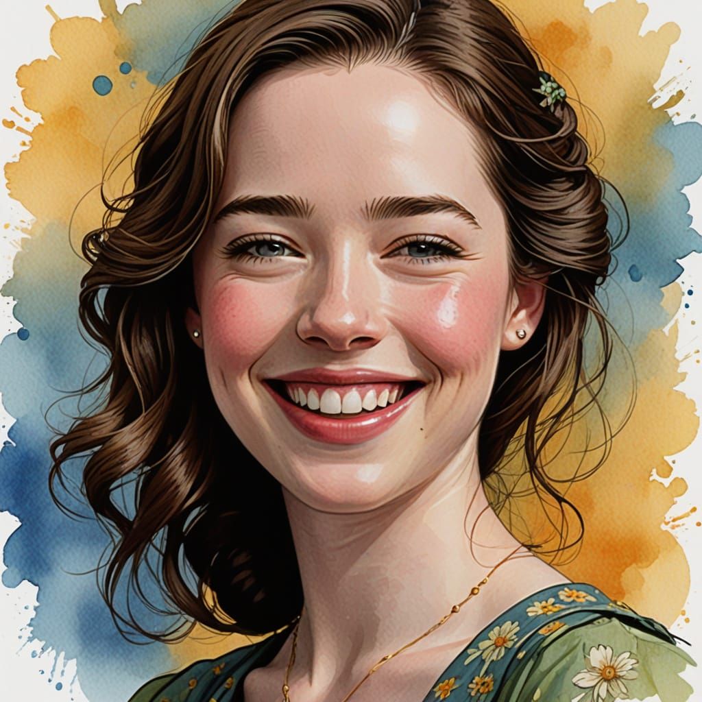 Anna Popplewell Smiling Portrait
