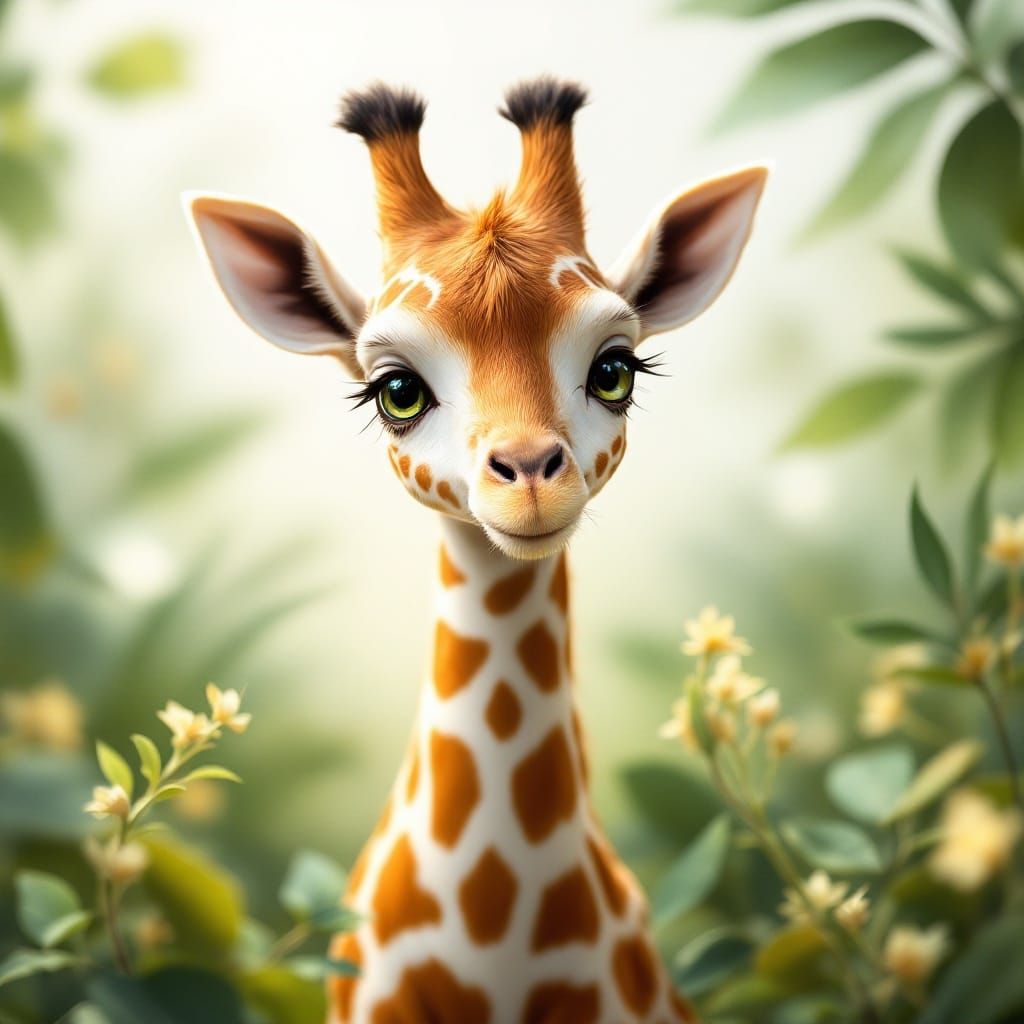 Douce girafe !!