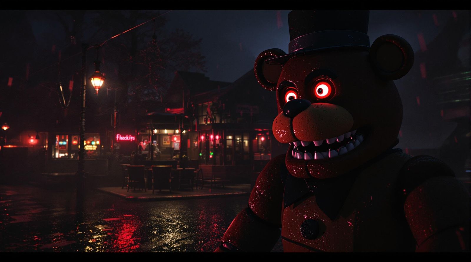 Horror Scene from Five Nights at Freddy's: Glitchy Video