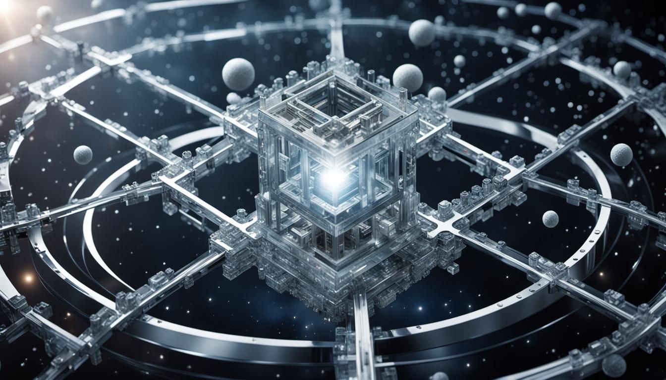 Quantum Universe Simulation in Ethereal Illumination