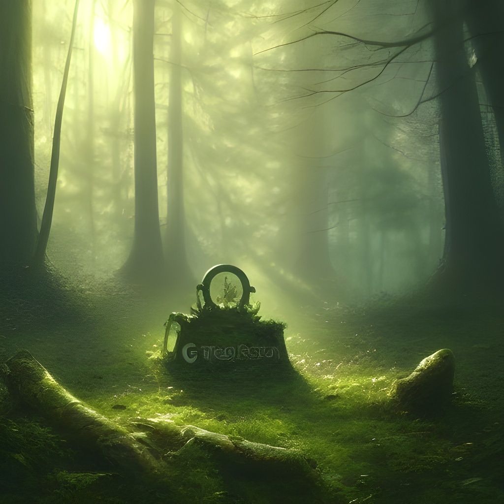 Mysterious, Overgrown Cemetery Basks in Golden Light