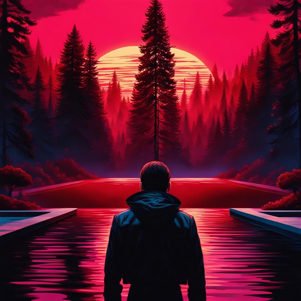 Alexandra Daddario in Dark Forest Before Jason's Terror