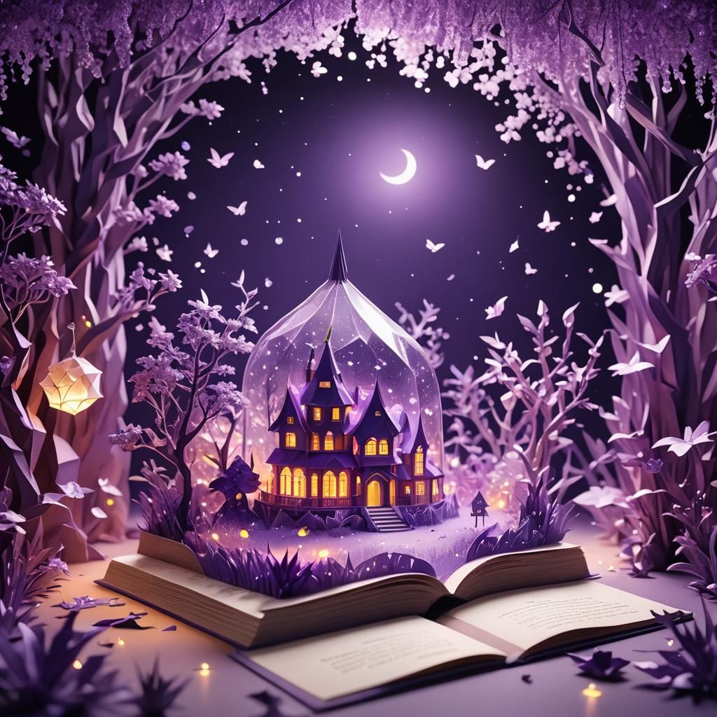 The story about purple house