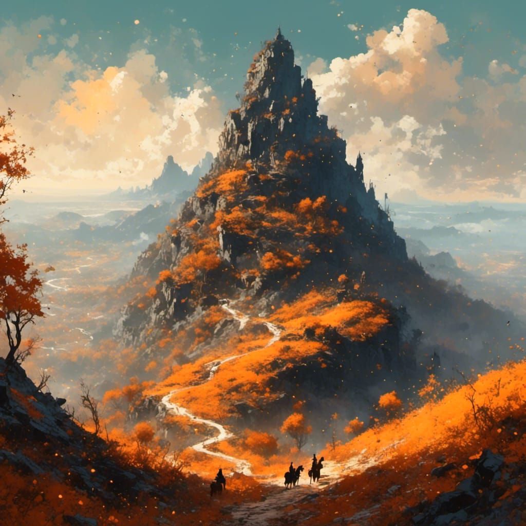 Epic Quest Through a Serene Eltormyr Mountain Pass