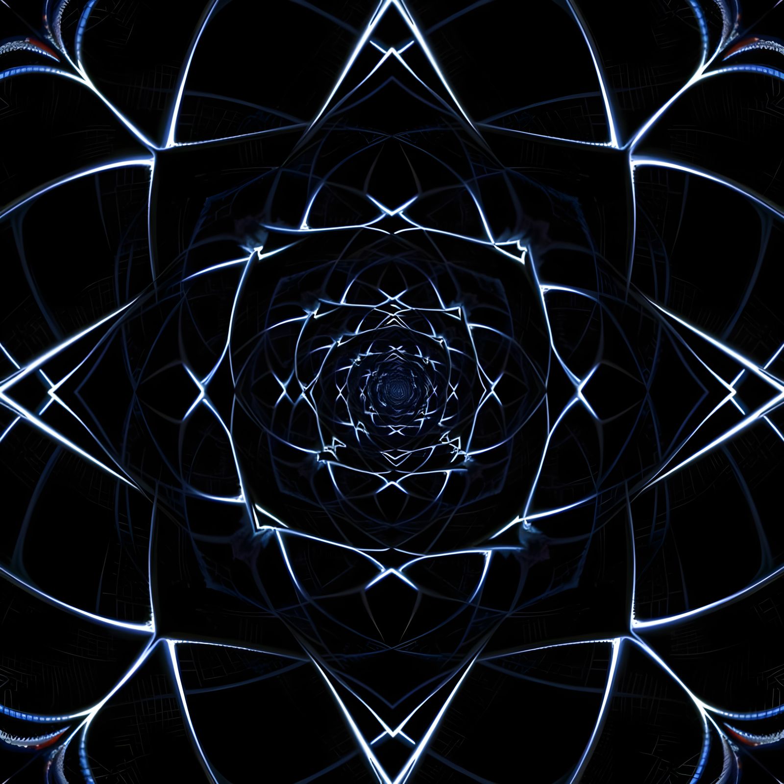 Ulam Spiral Generative Art with Prime Number Fractal