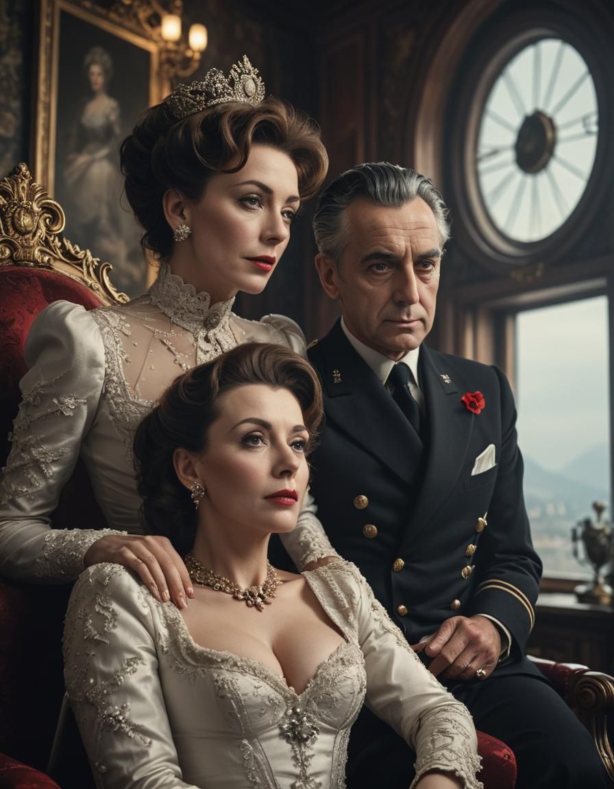 Madame Strangelove & Husband in Hyperrealistic Cinematic Sty...