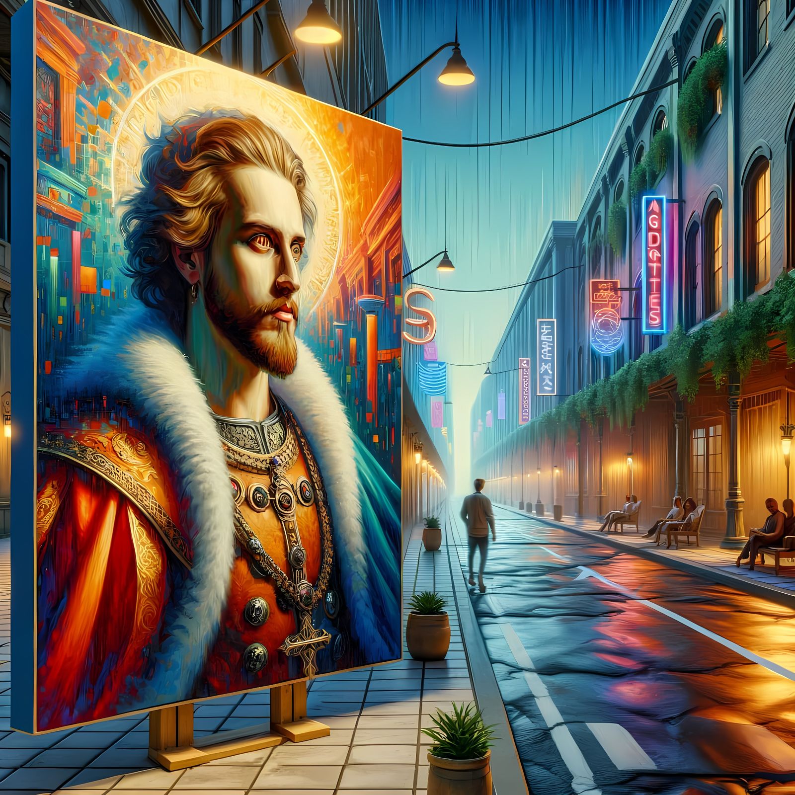 Panneau "Charlemagne" au XXIème siècle