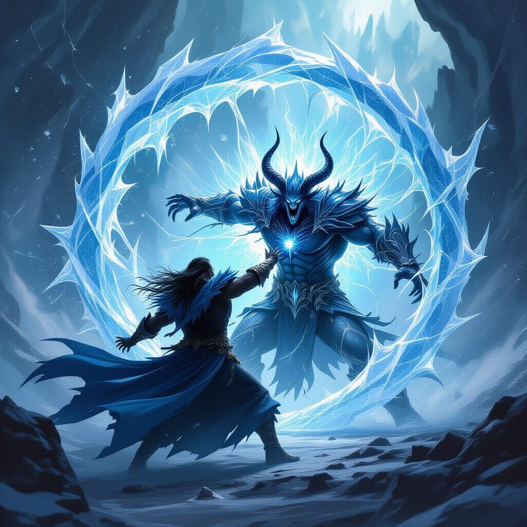 Hero's Arcane Power Crushes Demon King in Ice