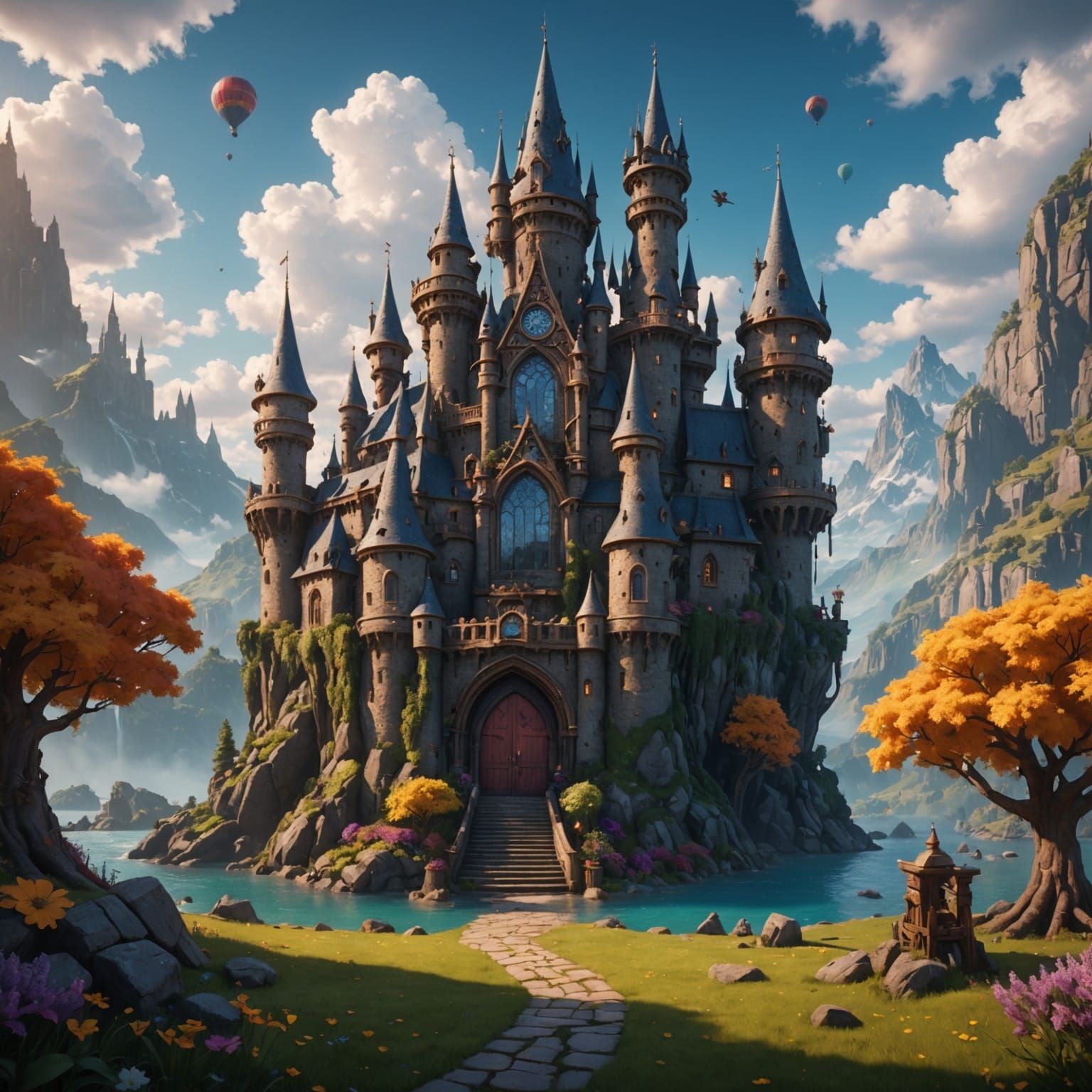 Fantastical Fantasy World Unveiled in Vivid Detail