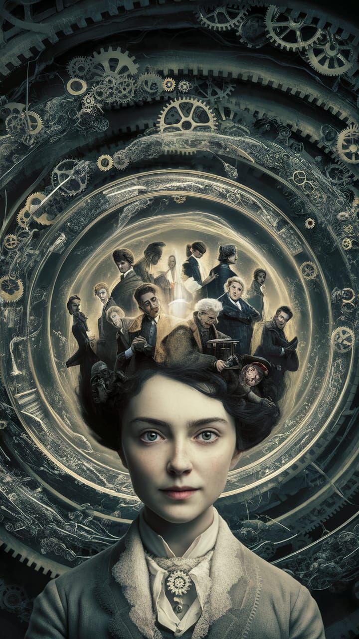 Film poster of a movie about Ada Lovelace and the voices ins...