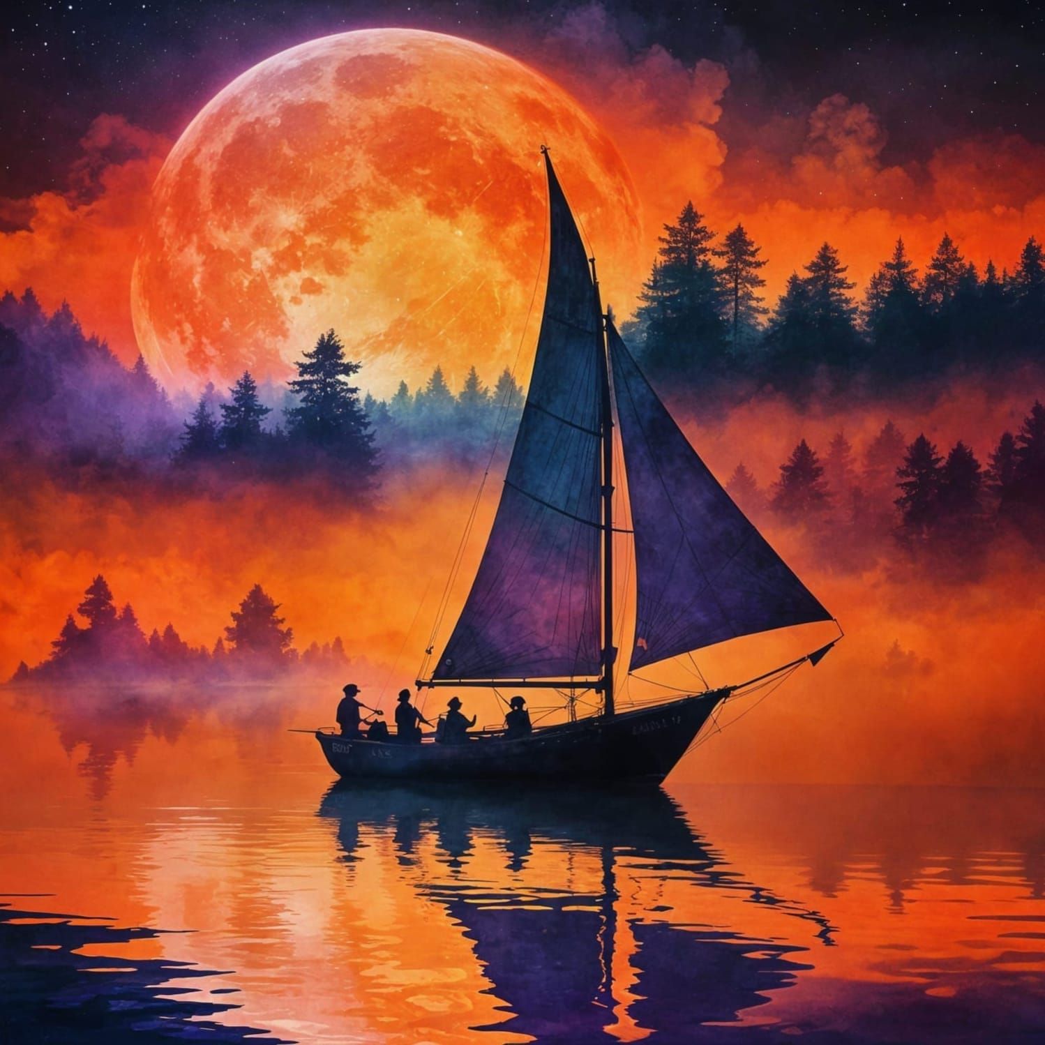 Orange is Joy! Purple is Mystery! Sailing is Both!