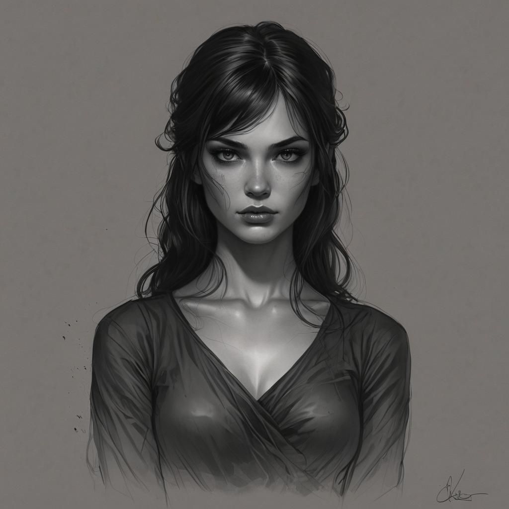 Dark Fantasy Landscape in Grimdark Style