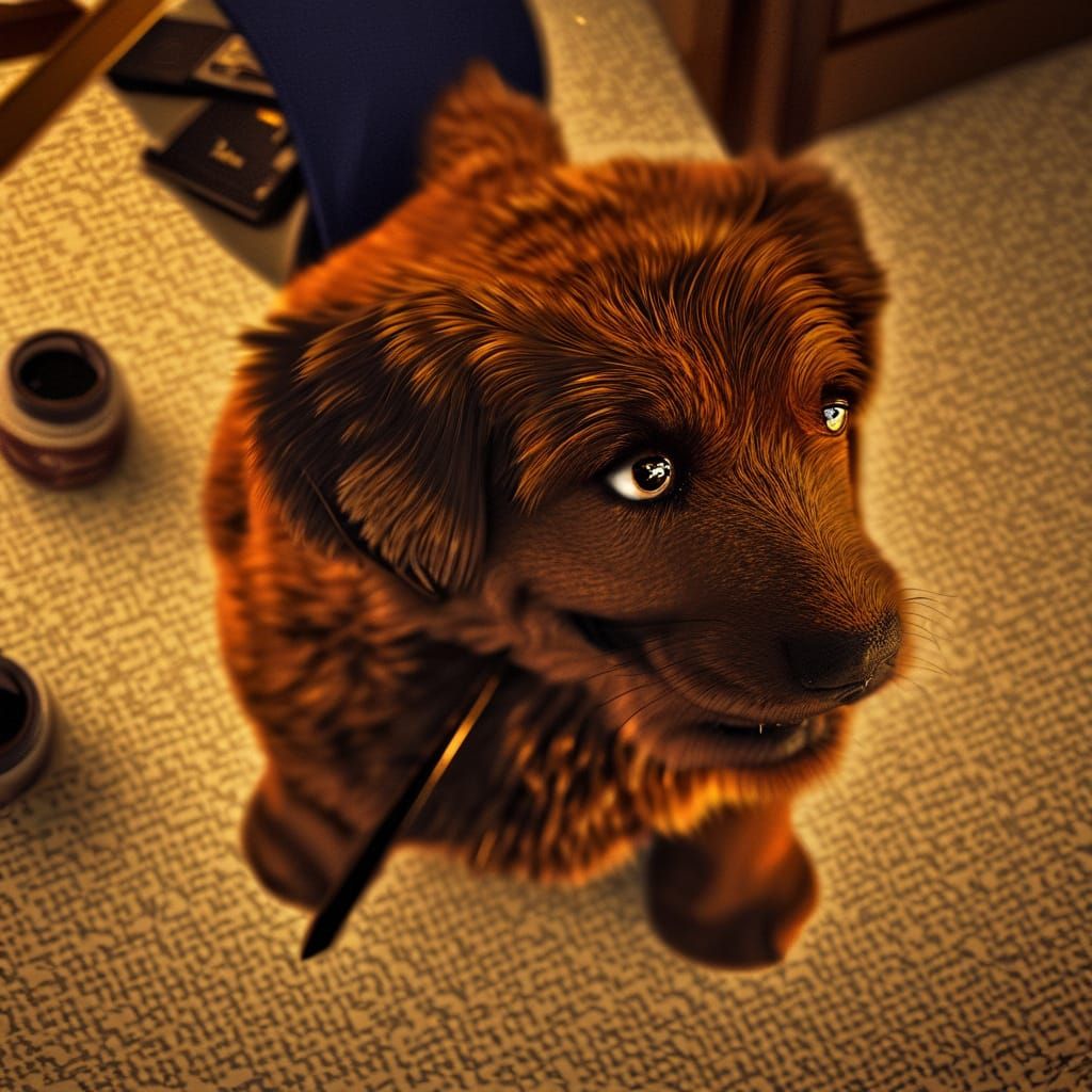 Happy Portrait with Golden Hour Glow and Bokeh