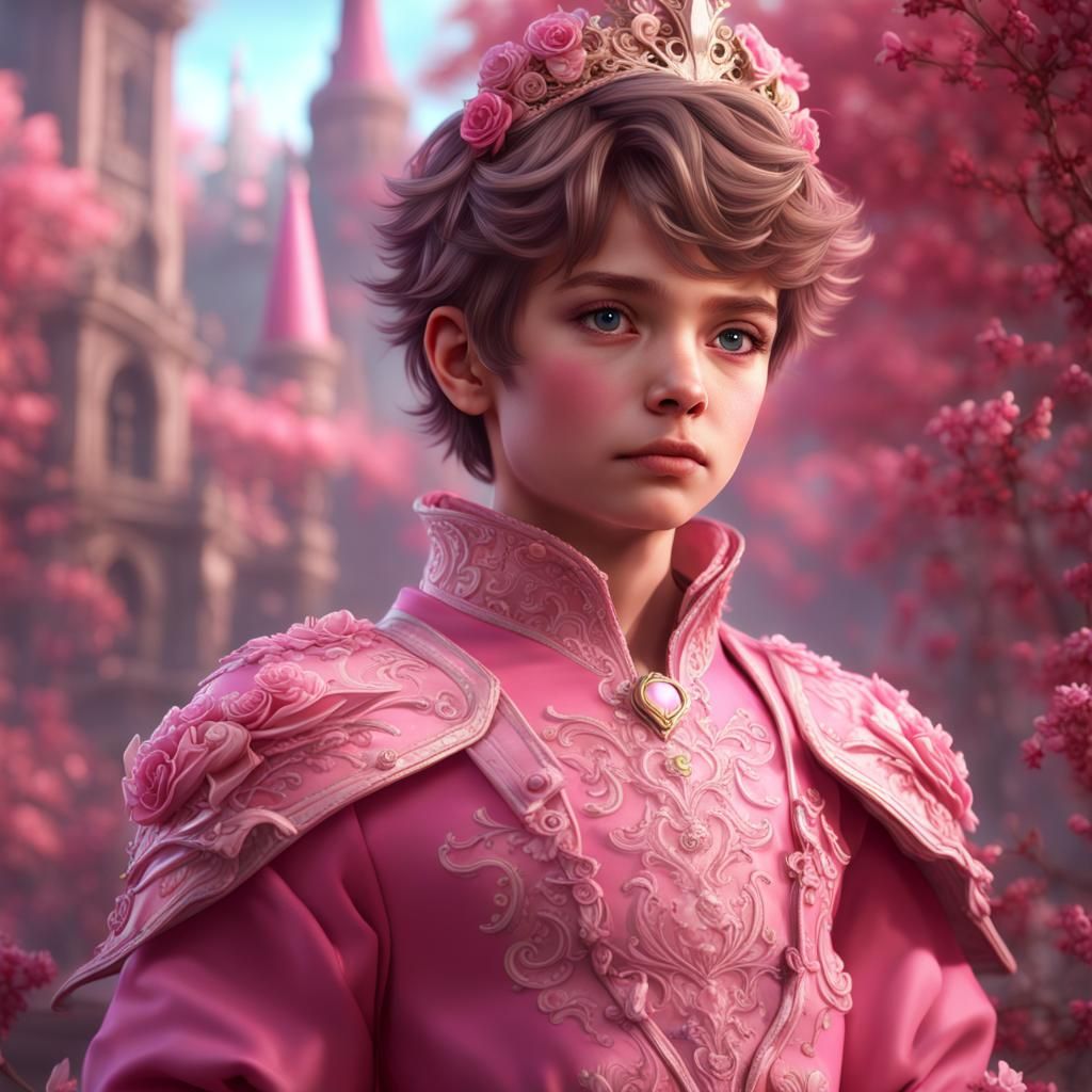 A Pink Princess's Wonderland in Vibrant Detail