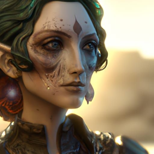 Vibrant 8K Artstation Concept Art in Unreal Engine 5 Style