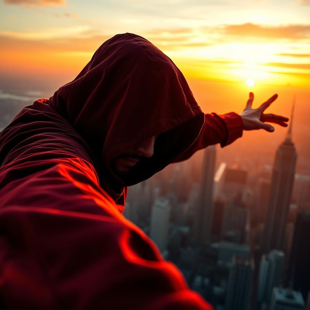 Enigmatic Assassin Basks in Sunset Solitude