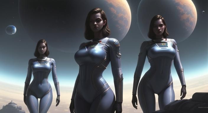 Cosmonautess in Retro-Futuristic Space Opera
