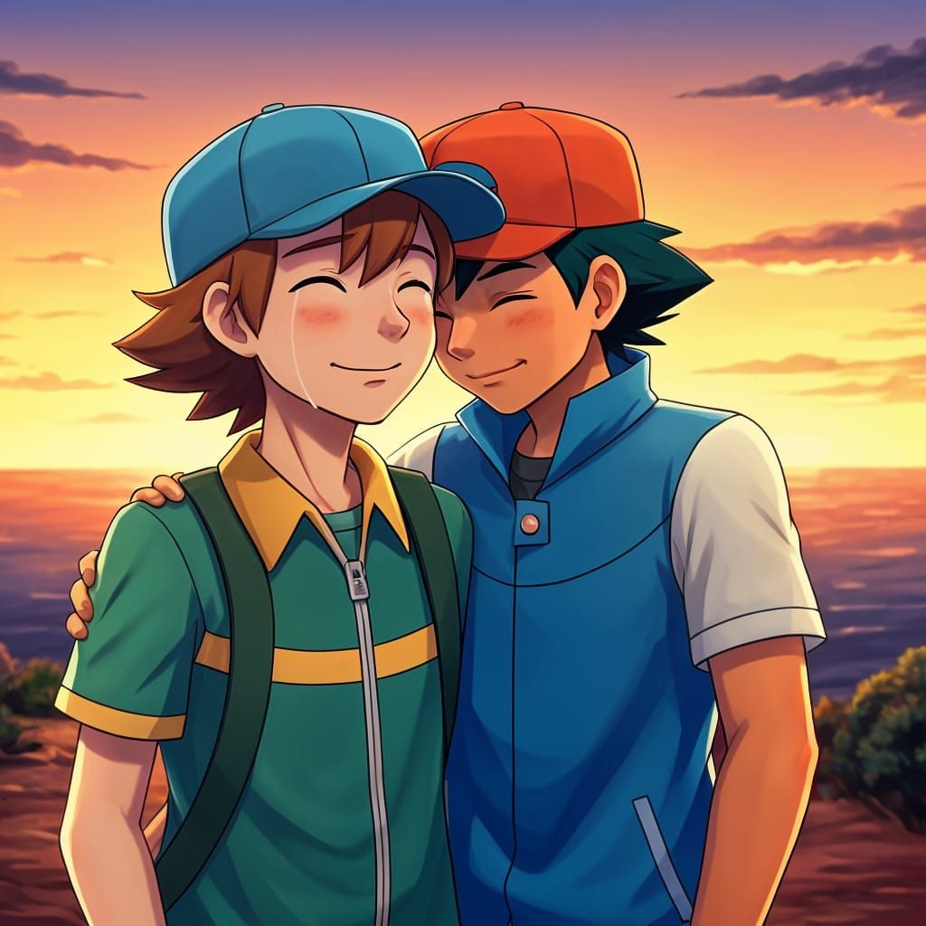 Ash Ketchum and Ritchie's Emotional Friendship Moment