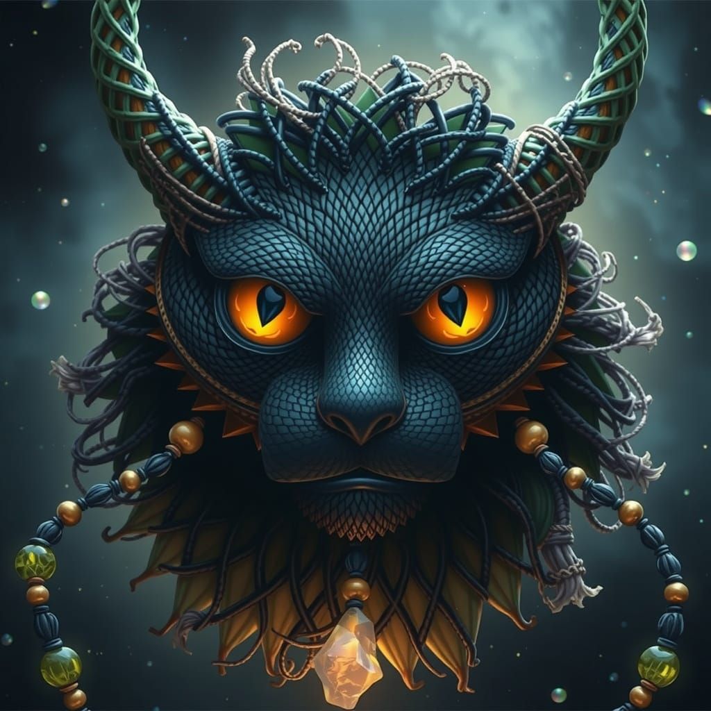 Woven Gemstone Beads with Dreamlike Qualities