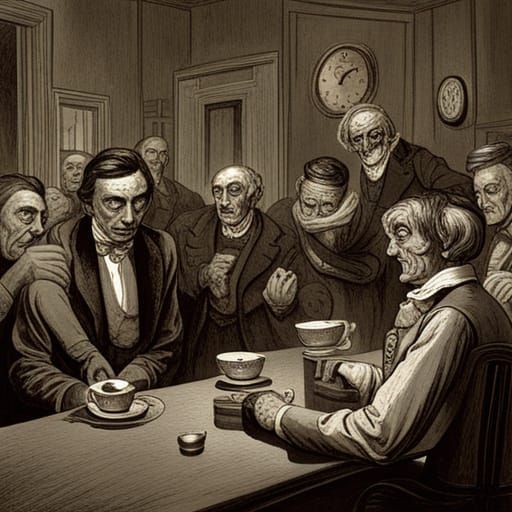 Caffeine Addiction: A Dark Engraving