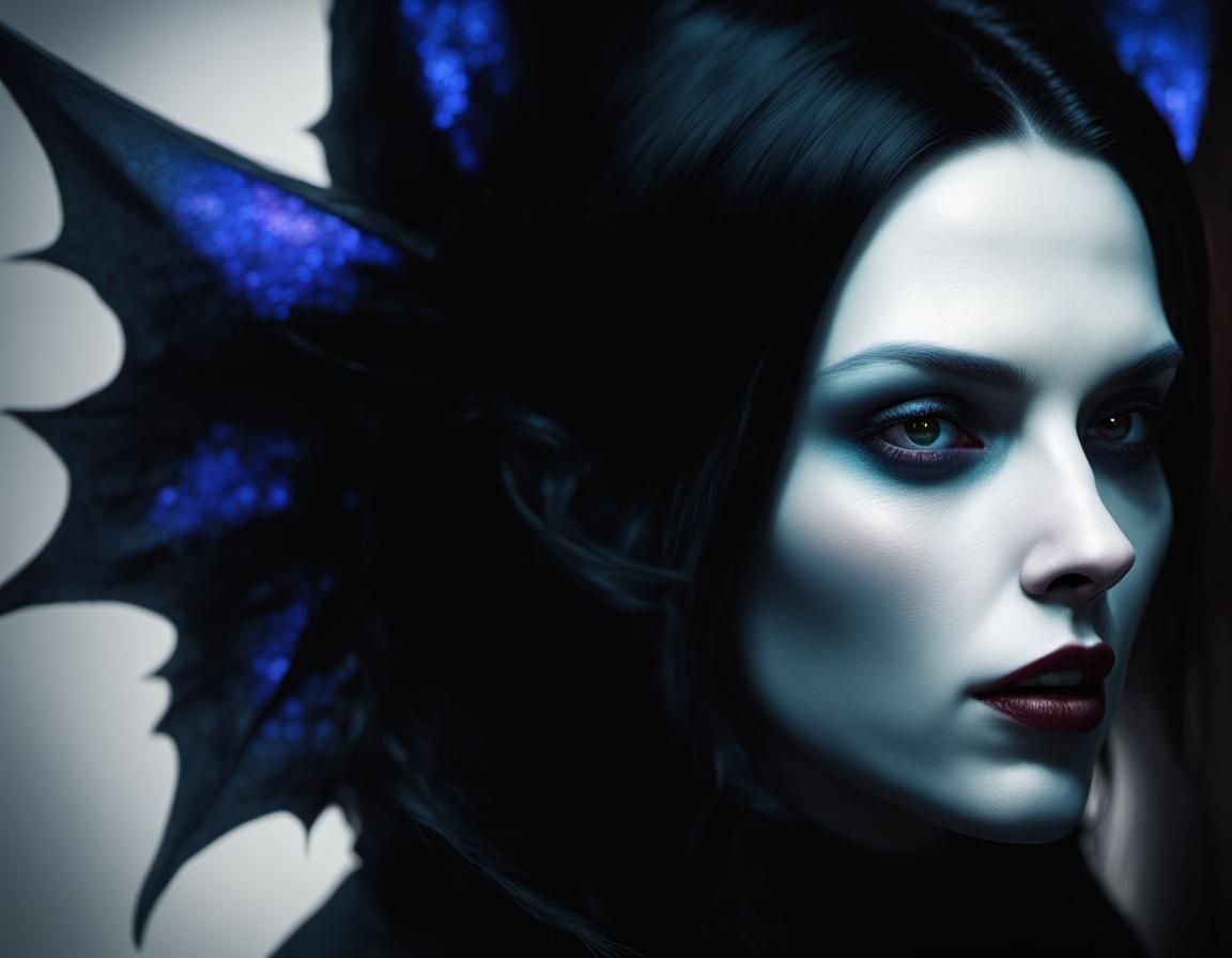 Gothic vampire Portrait& hyperdetailed intricately detailed ...