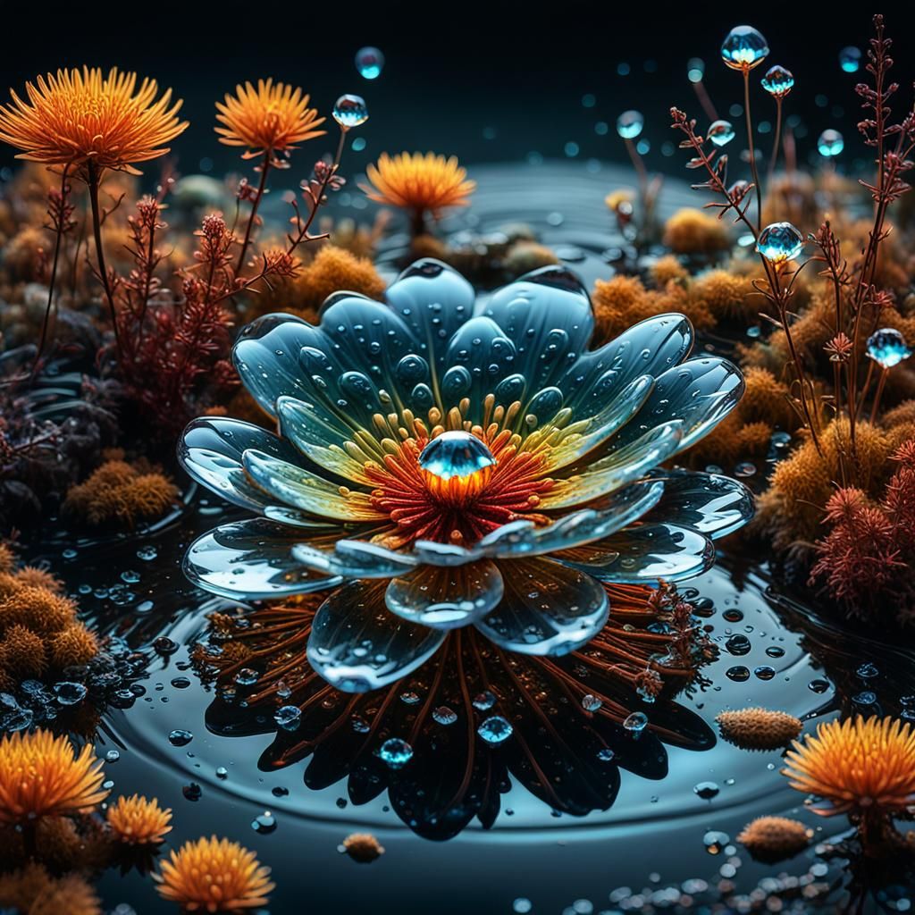 Autumn Magic in Hyperrealistic Bloom