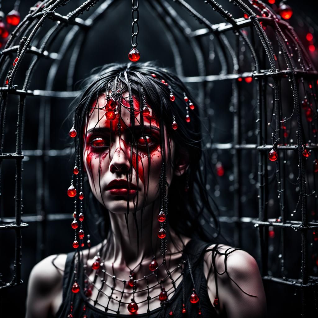 Terrified Captives in a Dew Drop