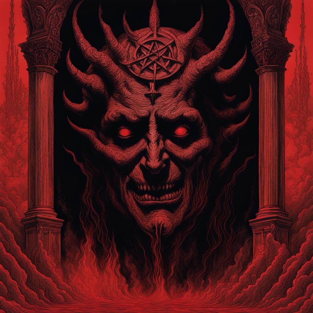 Surreal Demon Confronts Dark Mysticism in Versailles-Inspire...