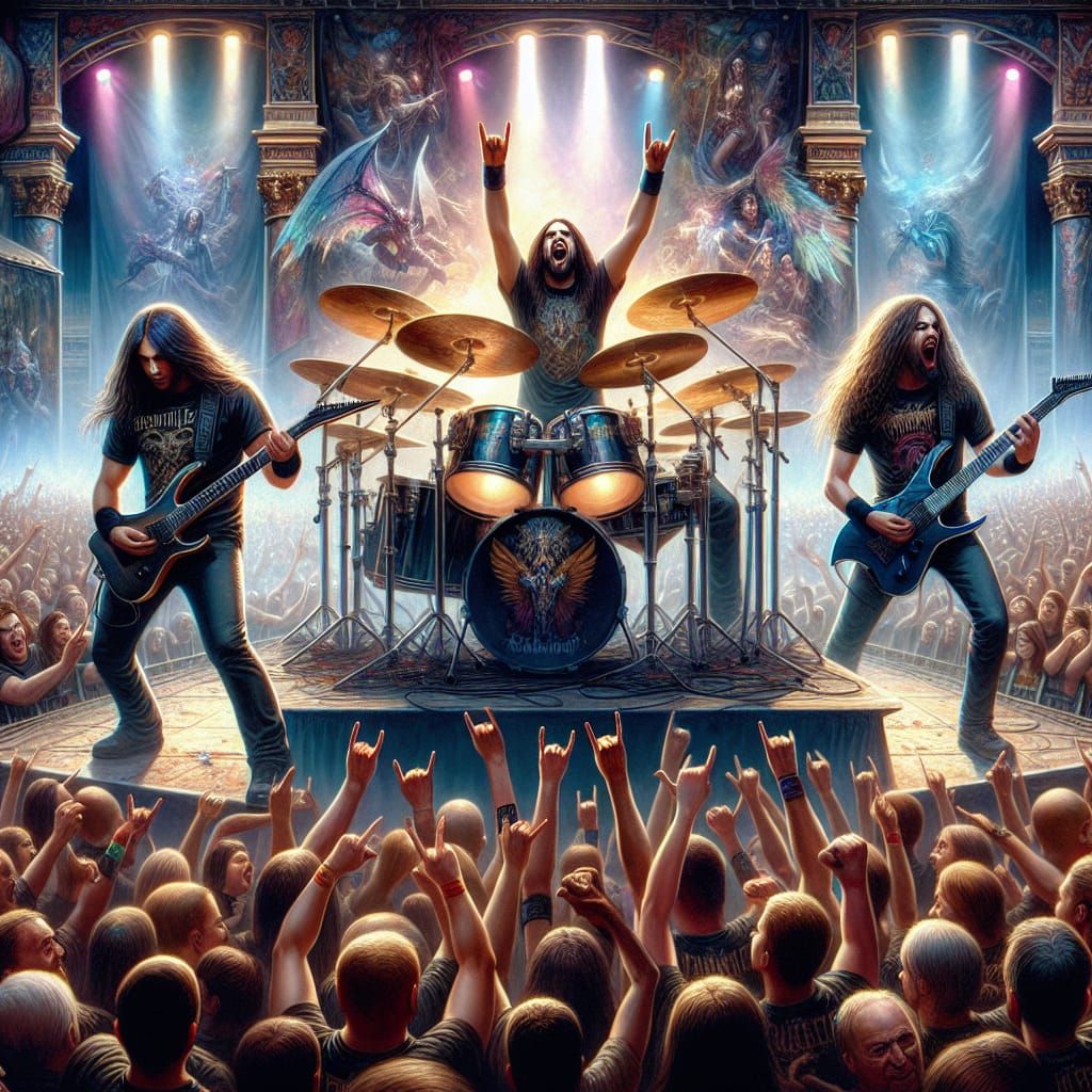 Heavy Metal Band in Concert, The Stanley Project Live