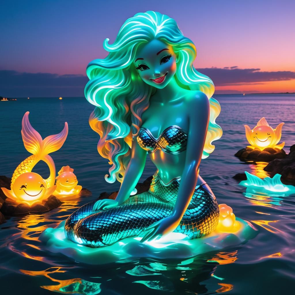 Luminous Sea Inhabitants