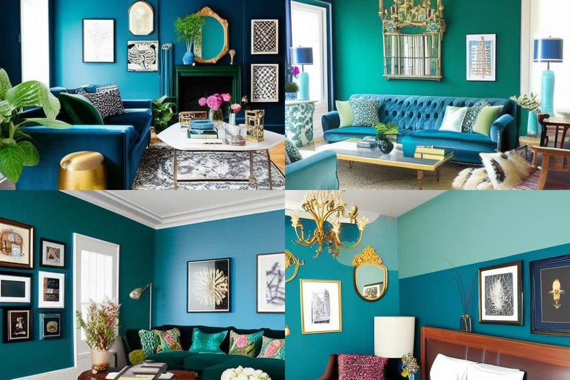 Luxurious Jewel Toned Interiors in Exuberant Style