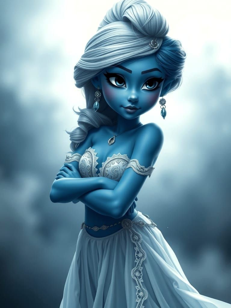 smur-fette from the smurfs