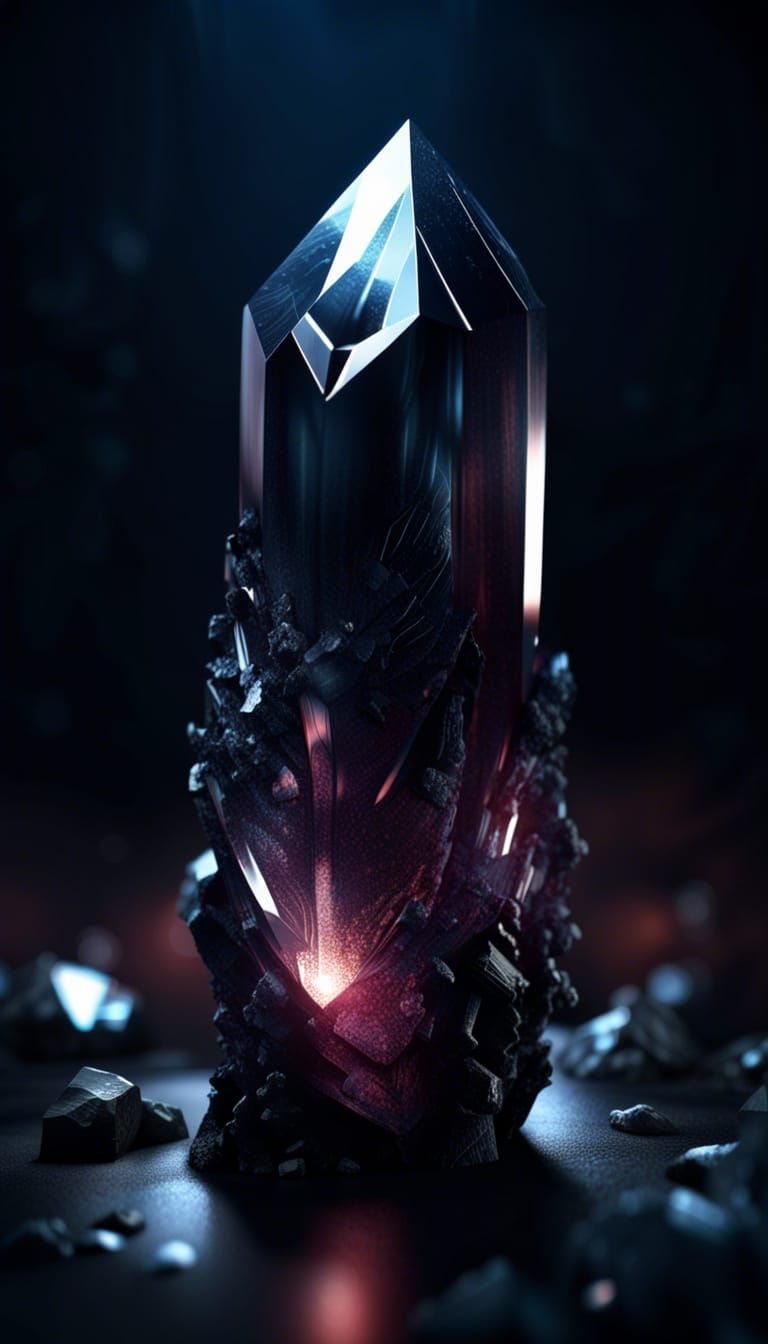 Epic Dark Fantasy Crystal Unveiled in Cinematic Perfection