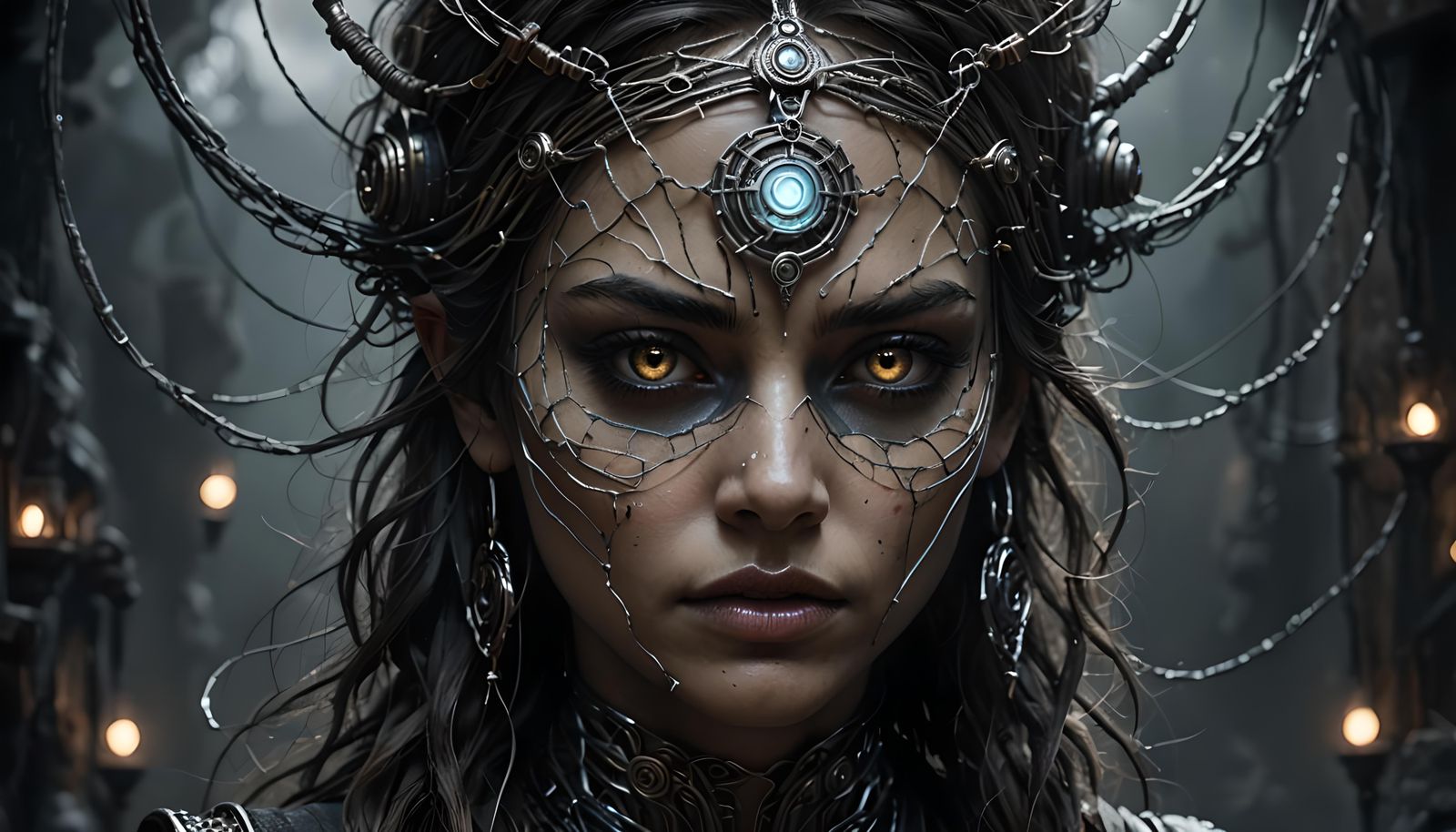 Nova in Steady Balance, Forehead Third Eye Glowing with Hype...