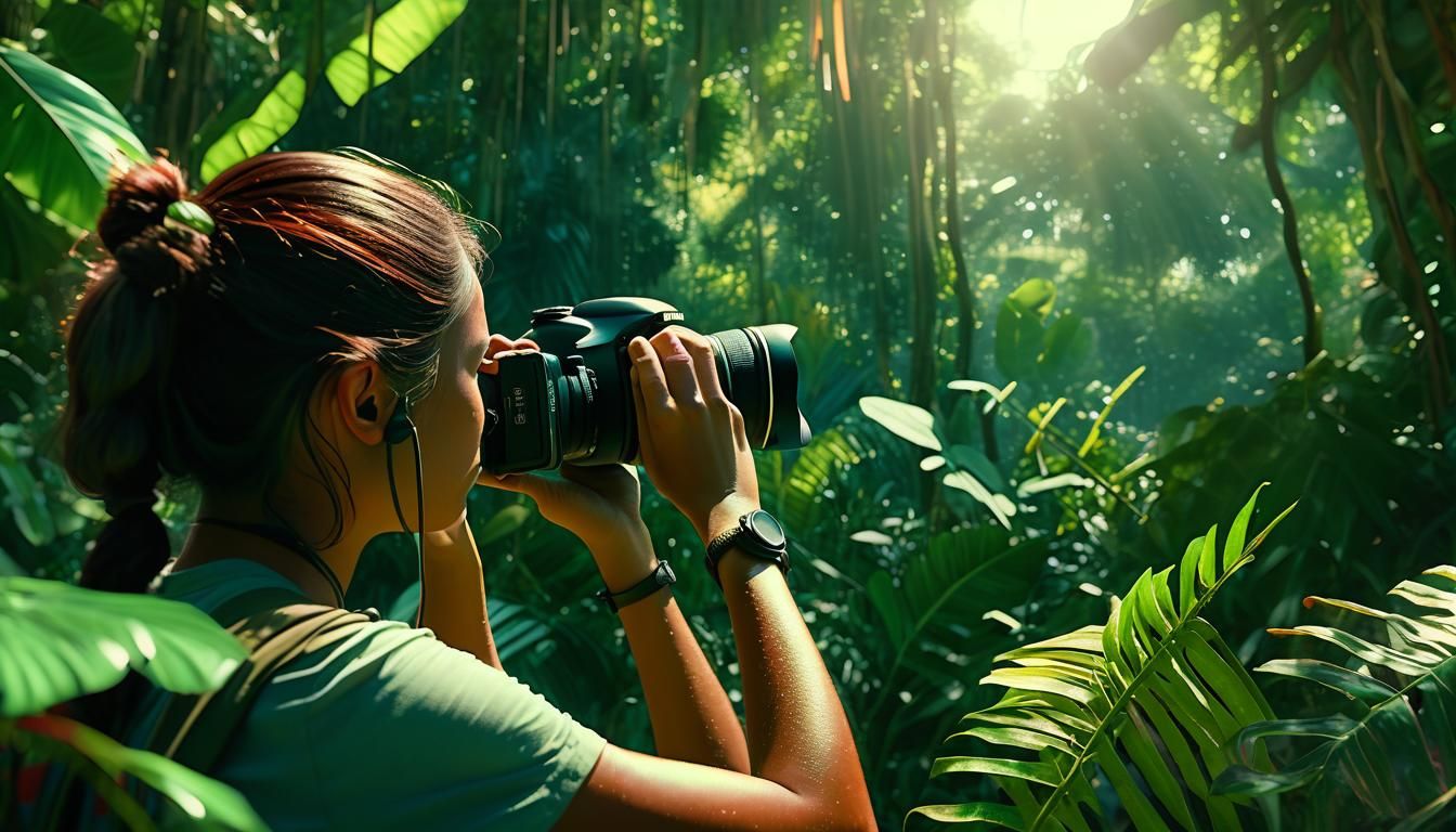 Amazonian Nature Photography in Cinematic Realism Style
