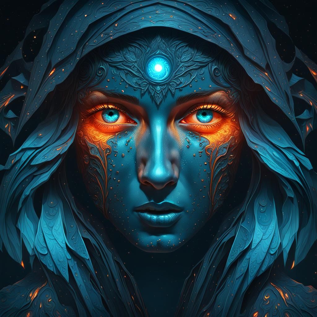 Moonlit Vision in Triadic Colors