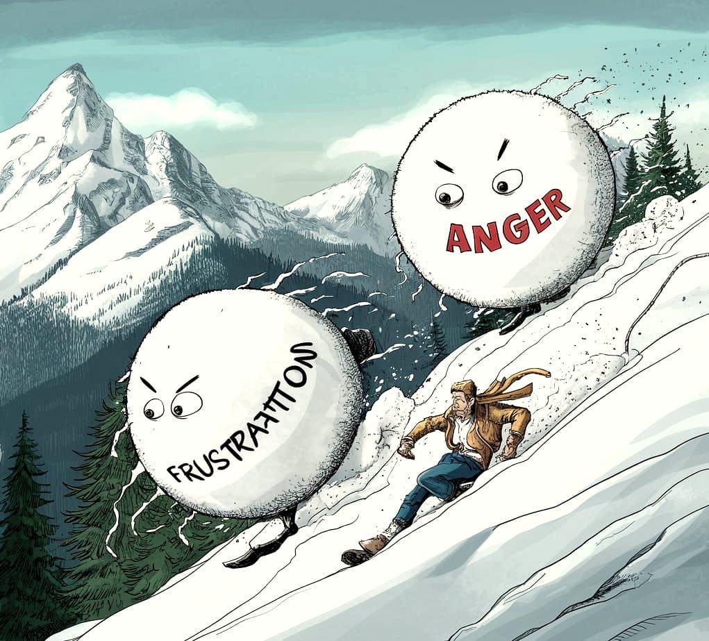 A Snowy Descent into Chaos