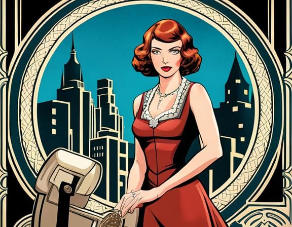 Art Nouveau Graphic Novel Adaptation