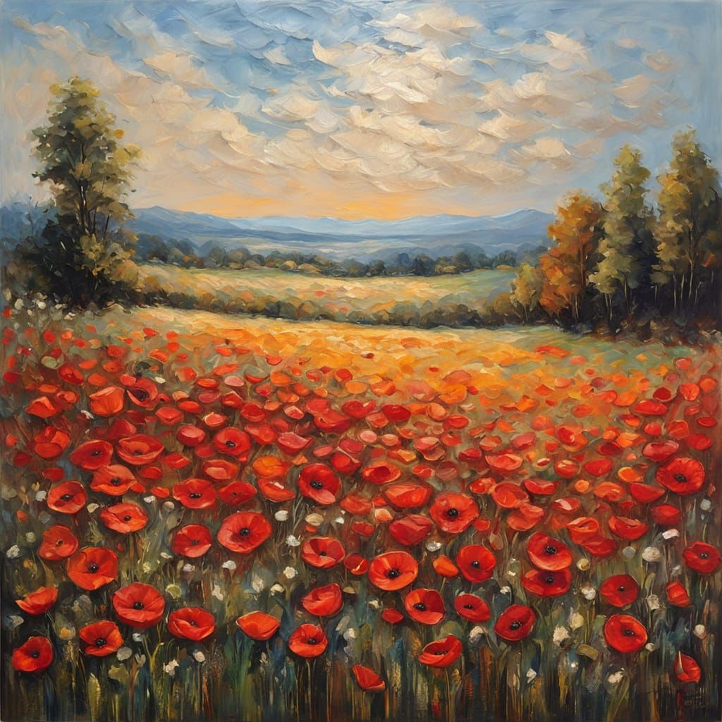 Field with poppies