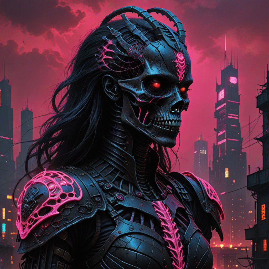 Ethereal Demoness in Neon Tokyo