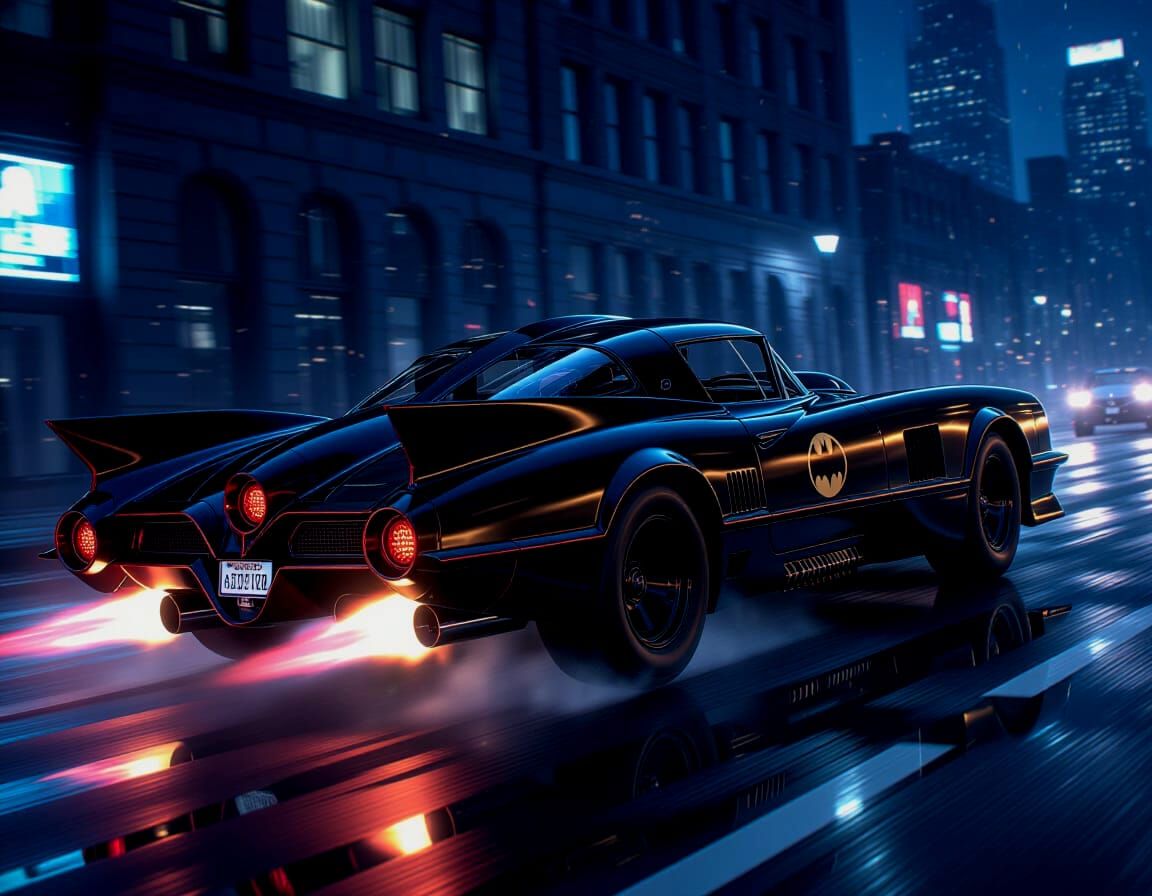 1966 Batmobile Reimagined for 2025 Gotham Chase