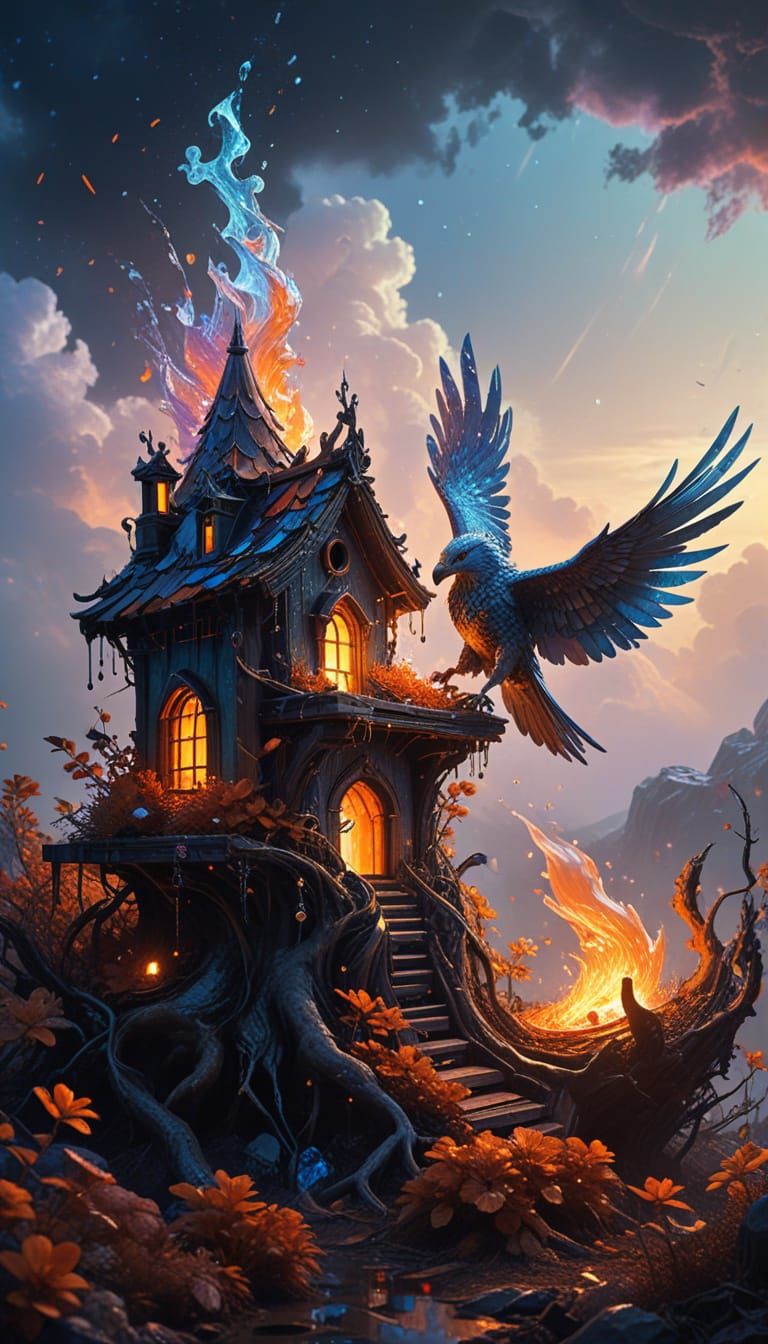 Crystal Griffin on Chrome Birdhouse in Dark Fantasy