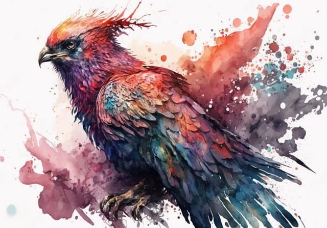 Majestic Bird in Flight