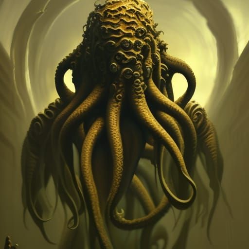 Cthulhu Masterpiece in Dark Fantasy Style