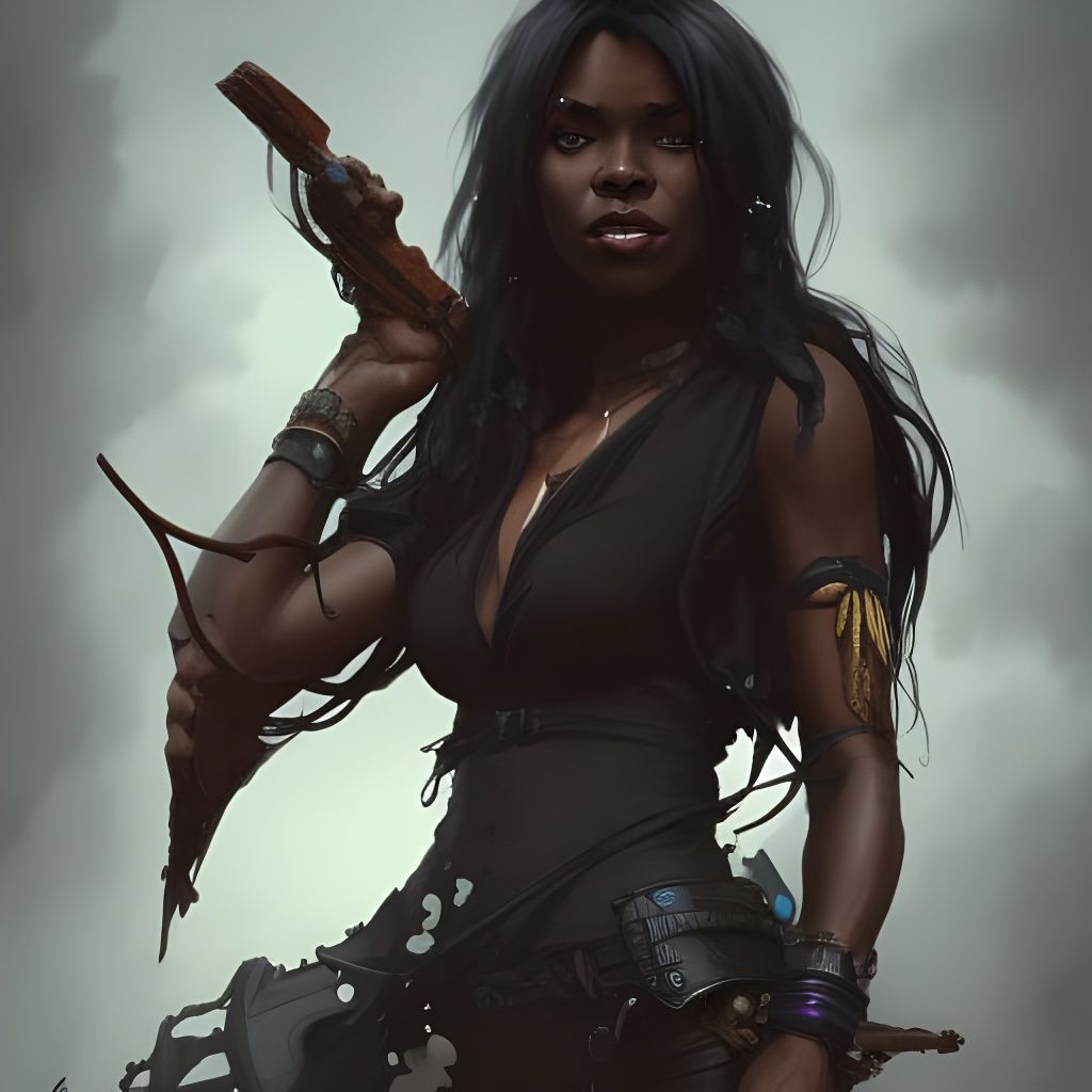 Cyberpunk Visionary in Triadic Splendor