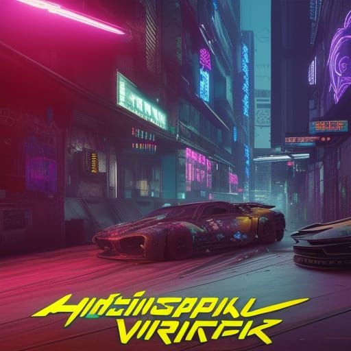 Cyberpunk 2077 in Elegant Hyperdetailed Synthwave Armor
